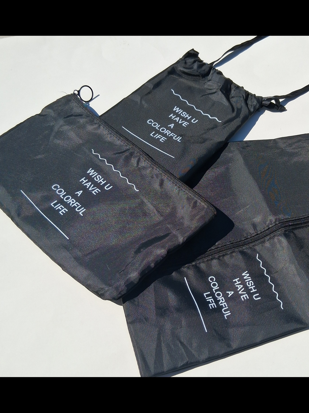 Amazon Black Men's Travel Organizer Pouches Set